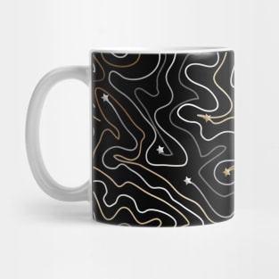 Lines Star Pattern Mug